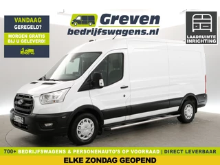Ford Transit 2.0 Ecoblue L3H2 | Airco | 3-Zits | Kasten | Camera | Carplay | Trekh. | Stoelverw.