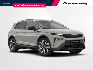 Škoda Elroq Sportline Elektromotor 150 kW/204 PK SUV | Steel Grey | 20 inch Vega Velgen | Private lease v.a. €481,- p/m | €1500,- inruilpremie