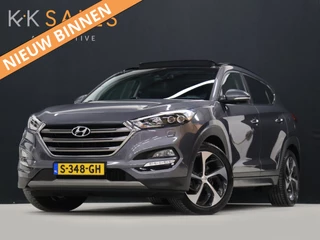 Hyundai Tucson 1.6 T-GDi Comfort 4WD [SCHUIFKANTELDAK, VOL LEDER, CAMERA, STOELVENTILATIE + VERWARMING, CLIMATE, NAVIGATIE, NIEUWSTAAT]