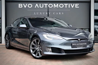 Hoofdafbeelding Tesla Model S Tesla Model S 90D €26.300 ex btw Autopilot Pano Luchtvering Alcantara Sportstoelen Keyless