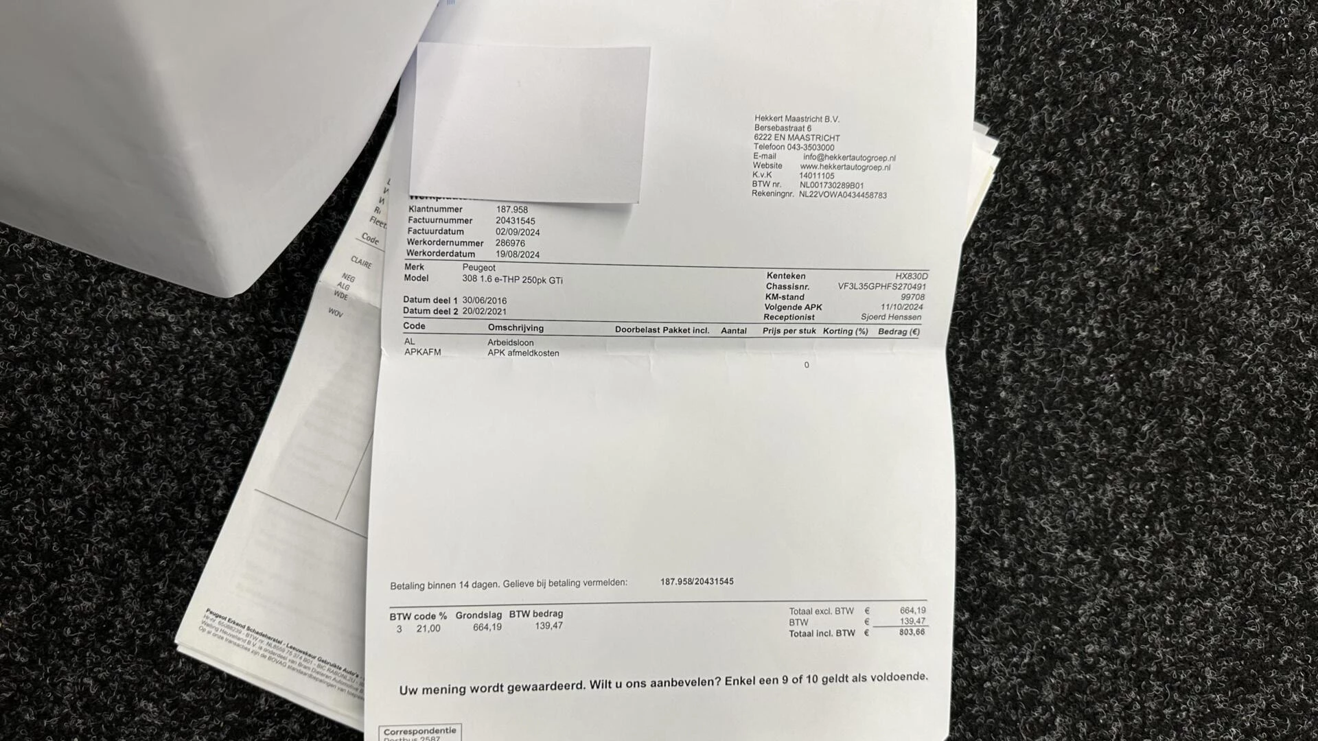 Hoofdafbeelding Peugeot 308