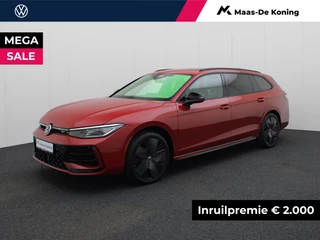 Volkswagen Passat 1.5 eTSI 150pk DSG R-Line-Edition · Panoramadak · 360 Camera · Head-Up Display · IQ Light · Harman Kardon Sound · Massagefunctie · Garantie t/m 22-01-2029 of 100.000km · MEGA SALE