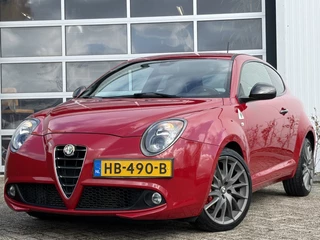 Alfa Romeo MiTo 1.4 T Quadrifoglio Verde 170pk | Audio-navigatie full map | Bose Sound | Bluetooth | Cruise control | Lederen bekleding | Parkeersensor achter | Sportstoelen | Zeer nette auto!