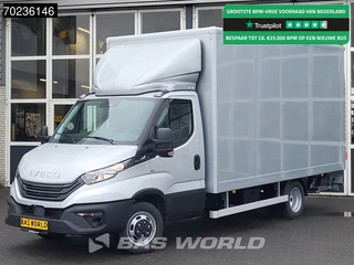 Iveco Daily 35C18 3.0L Automaat 1000KG Laadklep Zijdeur Dubbellucht 2025-Model Bakwagen ACC Airco Cruise Navi D'Hollandia Euro6 Meubelbak Koffer 22m3 Airco