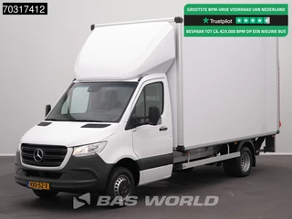 Mercedes Sprinter 515 CDI XL Laadklep Automaat Lat om Lat Zijdeur Dubbellucht  234cm Hoog Bakwagen Navi Airco Cruise Camera MBUX CarPlay Lat om Lat D'Hollandia Euro6 Meubelbak Koffer Airco Cruise control