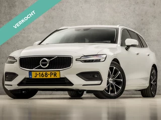 Hoofdafbeelding Volvo V60 Volvo V60 2.0 B3 Sport 177Pk Automaat (APPLE CARPLAY, GROOT NAVI, HARMAN/KARDON, LEDER, STUUR/STOELVERWARMING, CAMERA, SPORTSTOELEN, GETINT GLAS, ADAPTIVE CRUISE, KEYLESS, ELEK ACHTERKLEP, NIEUWSTAAT)