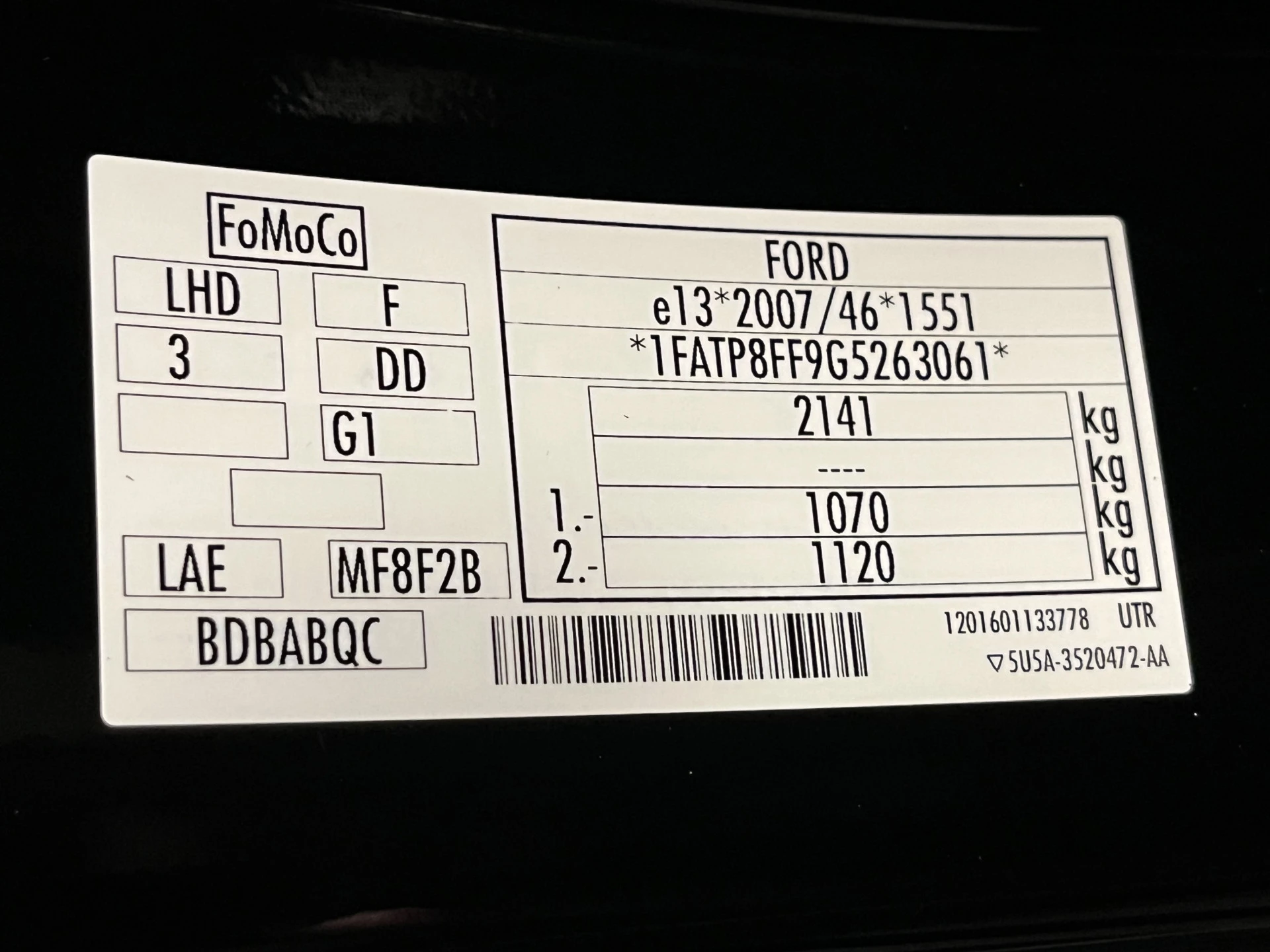 Hoofdafbeelding Ford Mustang