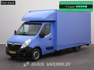 Opel Movano 170PK Automaat Ramp Zijdeur Bakwagen Navi Airco Cruise Euro6 Verkoopwagen Pakketwagen Horsetruck Paardenwagen Airco Cruise control