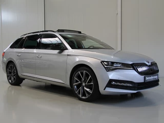 Škoda Superb Combi 1.4 TSI iV 218pk Sportline | Pano dak | Trekhaak