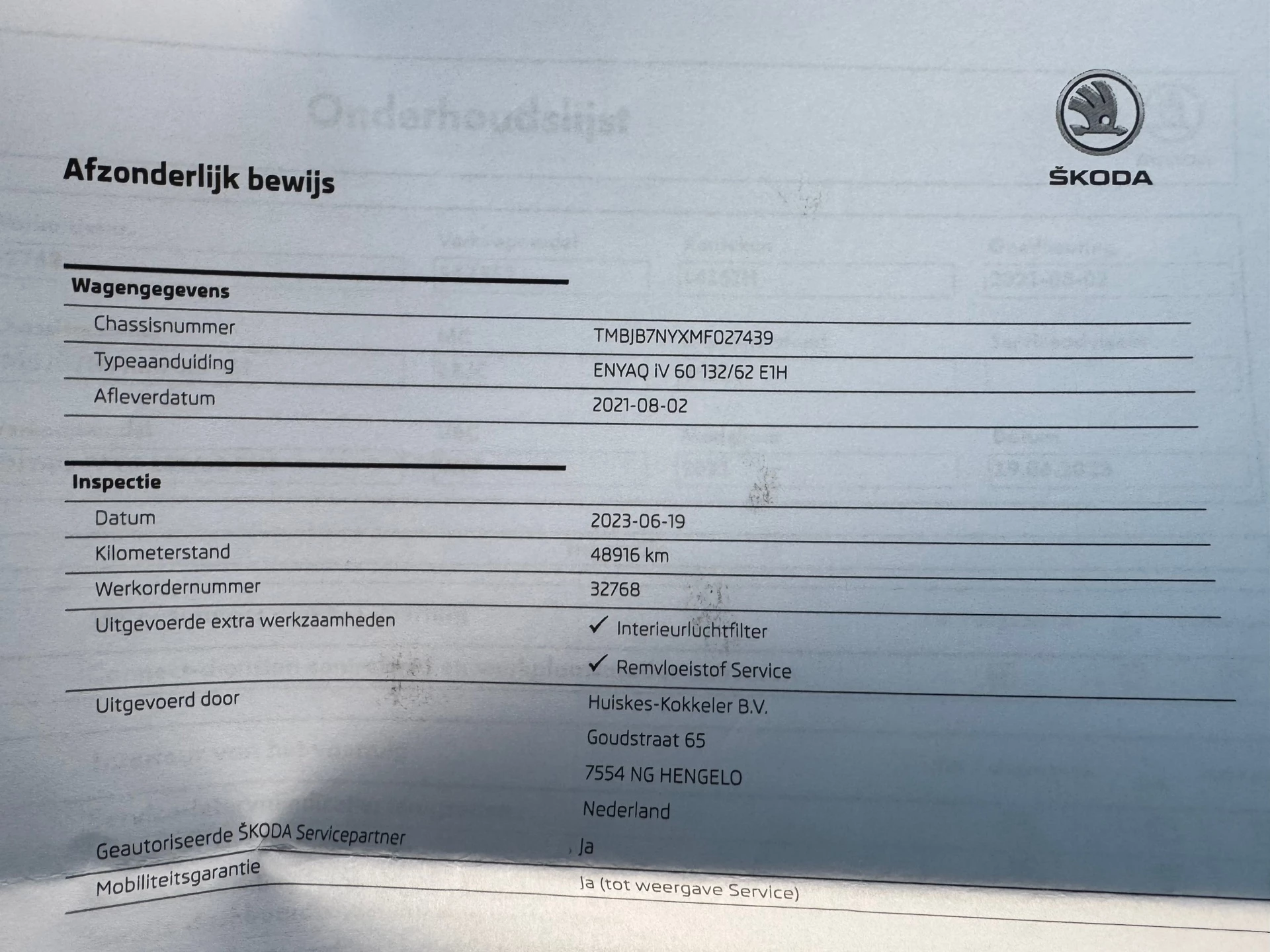 Hoofdafbeelding Škoda Enyaq iV