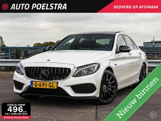Mercedes-Benz C-klasse AMG 43 4MATIC 367 PK Panoramadak Burmester Leder LED Carbon 19"