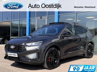 Ford Kuga 2.5 PHEV ST-Line X Black Pack 243PK €10.000,- Voorraadvoordeel! Elek. Trekhaak Panodak 20" Velgen 2100KG Trekgewicht Adaptieve Cruise Winterpack Blind-Spot B&O *Compleet*