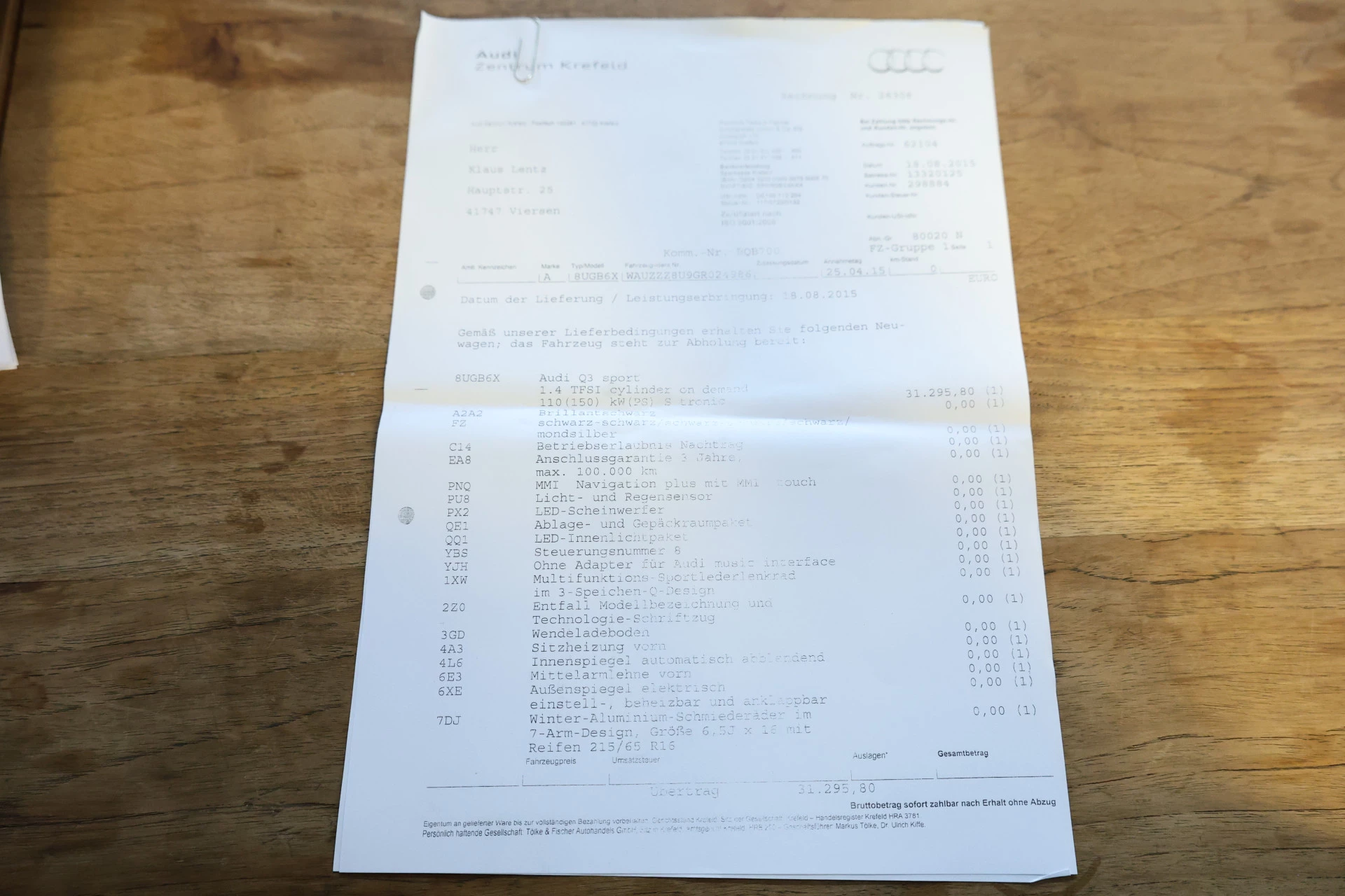 Hoofdafbeelding Audi Q3