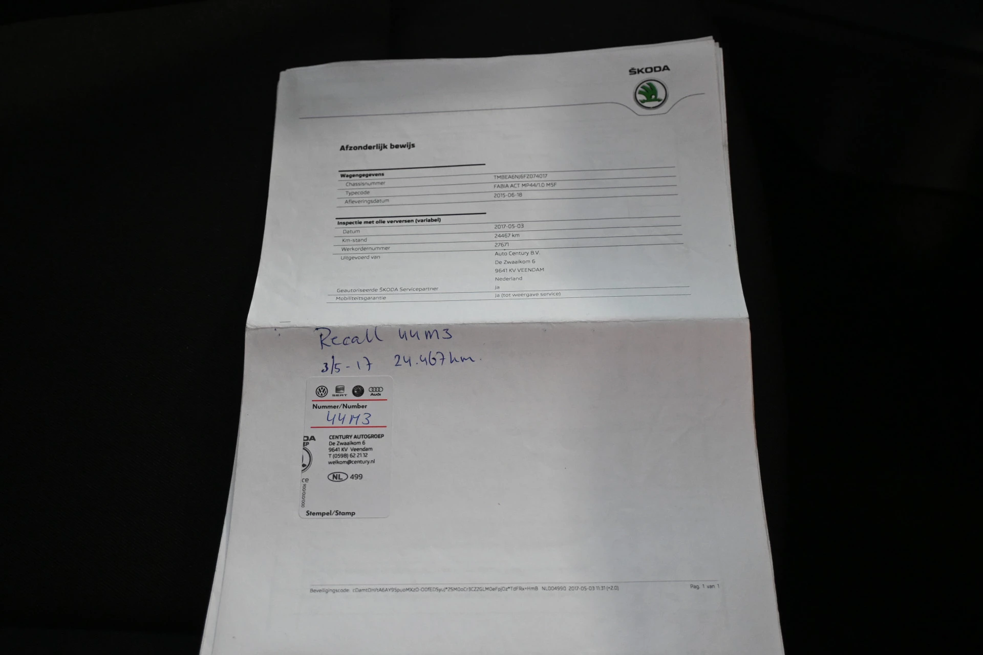 Hoofdafbeelding Škoda Fabia