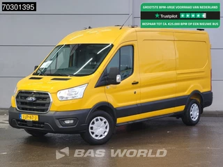 Ford Transit 130pk L3H2 Trekhaak Airco Cruise Parkeersensoren v+a APK 04-2026 Euro6 L3 Airco Trekhaak Cruise control