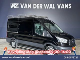 Ford Transit 2.0 TDCI 130pk L2H2 inrichting Euro6 Airco | Camera | Imperiaal | Sidebars | Trekhaak 2540kg Cruisecontrol, Verwarmde Voorruit, Trap, Parkeersensoren, Bijrijdersbank