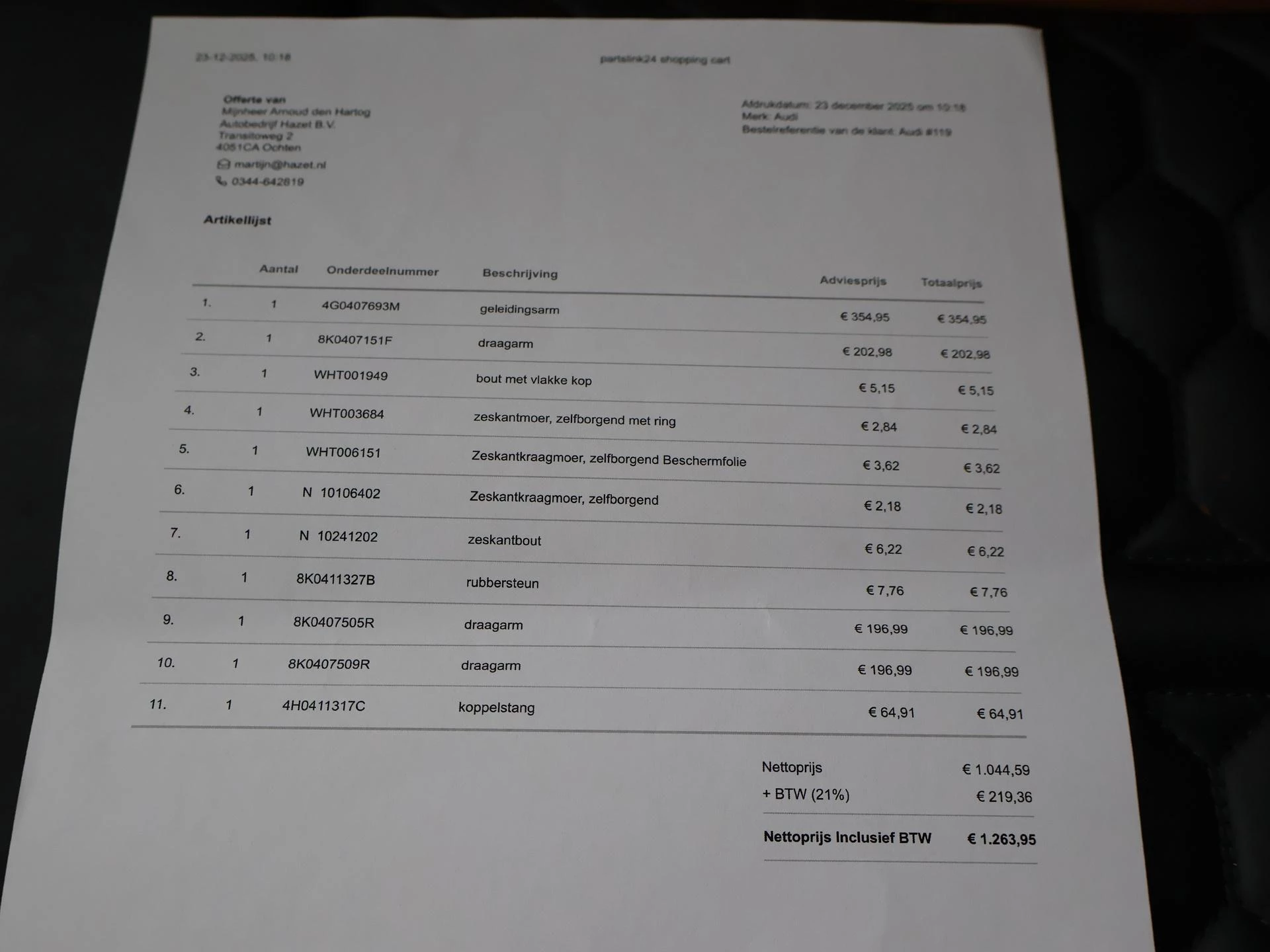 Hoofdafbeelding Audi A6