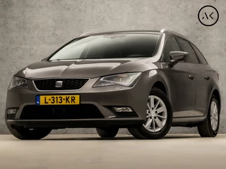 SEAT Leon ST 1.2 TSI Sport Automaat (CLIMATE, STOELVERWARMING, PARKEERSENSOREN, LED KOPLAMPEN, LEDER/ALCANTARA, GETINT GLAS, SPORTSTOELEN, CRUISE, LM VELGEN, ARMSTEUN, NIEUWE APK, NIEUWSTAAT)