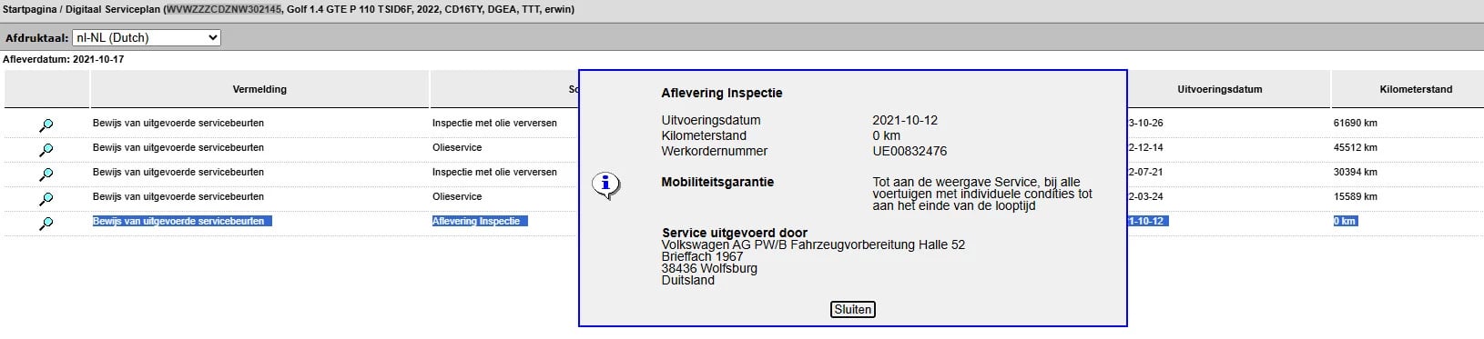 Hoofdafbeelding Volkswagen Golf