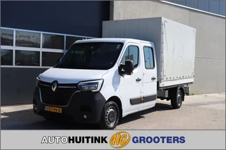 Renault Master 2.3 DCI145 pk Pick Up Dub Cabine met huifopbouw