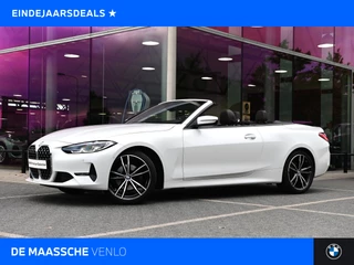BMW 4 Serie Cabrio 420i High Executive Automaat / Achteruitrijcamera / Parking Assistant / Live Cockpit Professional / Stoelverwarming / Cruise Control / 19" LMV
