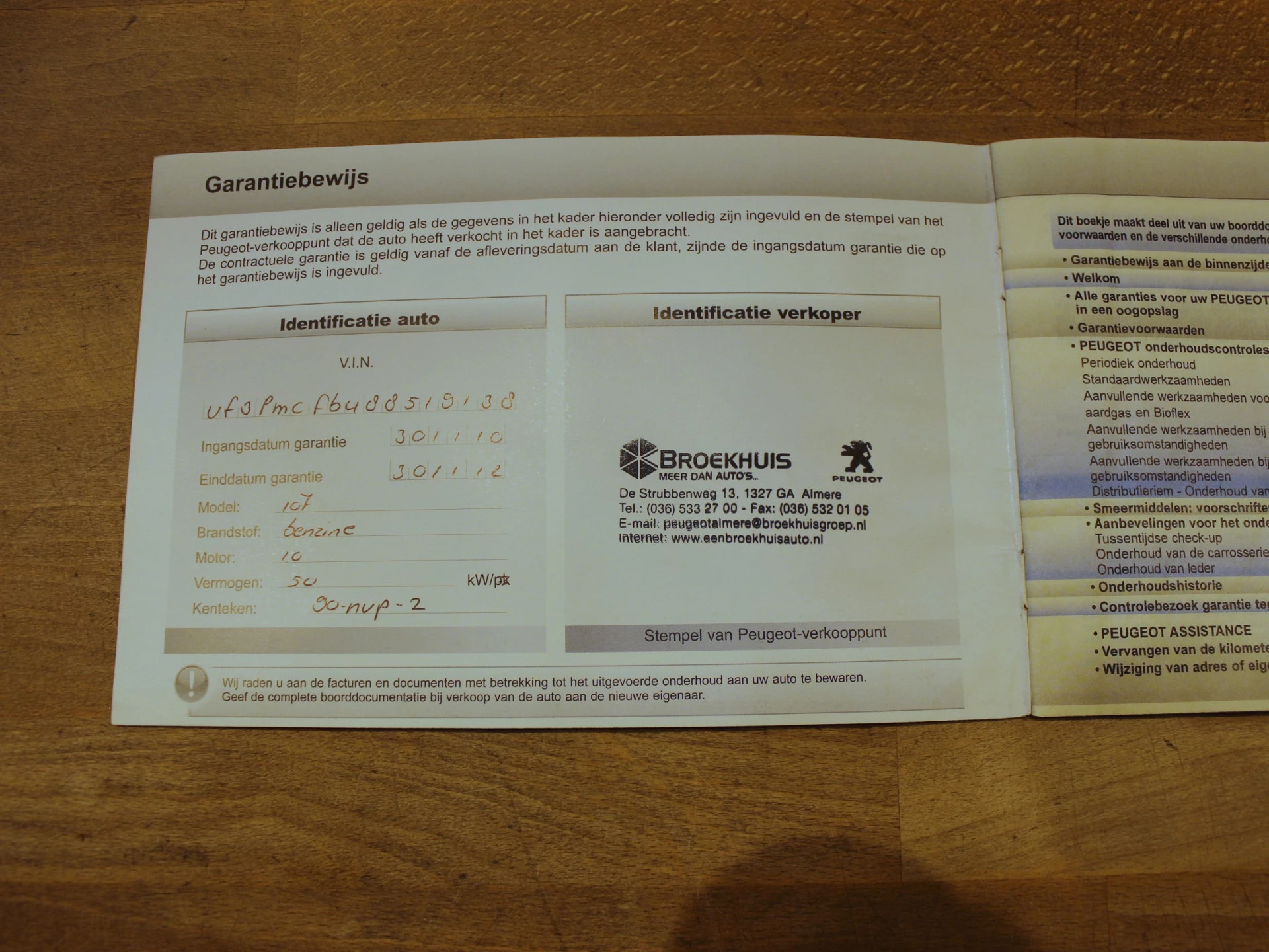 Hoofdafbeelding Peugeot 107