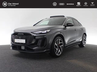 Audi Q6 e-tron 83 kWh 252 pk S edition | Glazen panoramadak | S line zwart leder-kunstleder | Interieurapplicaties in vanadiumkleur