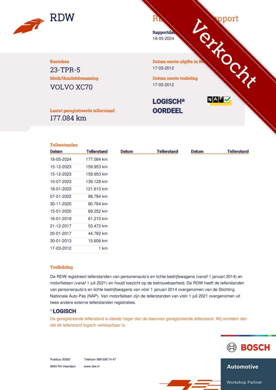 Hoofdafbeelding Volvo XC70