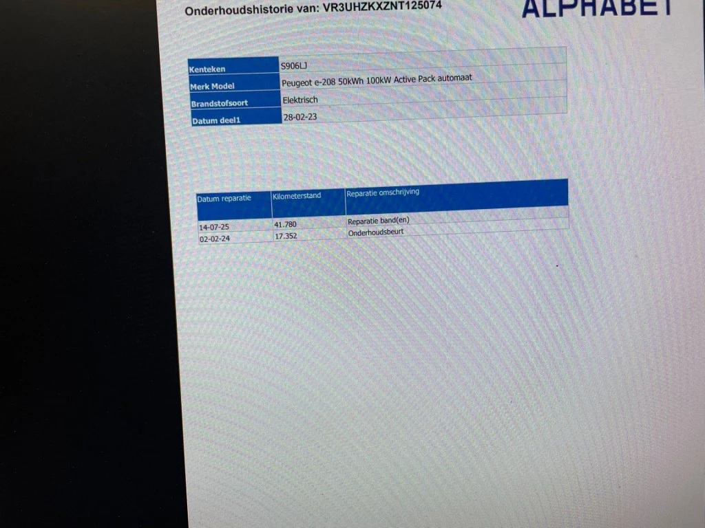 Hoofdafbeelding Peugeot e-208