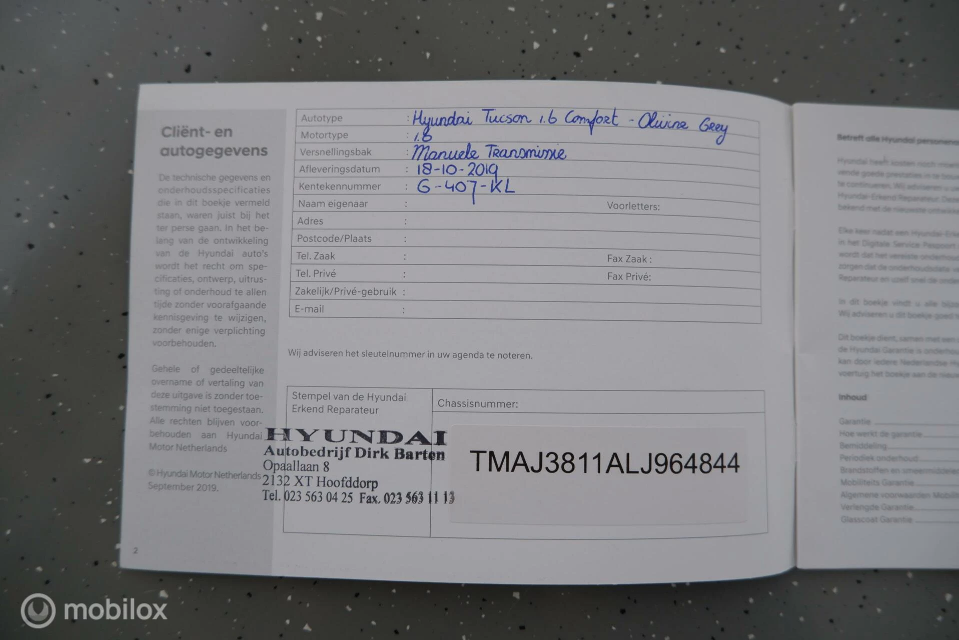 Hoofdafbeelding Hyundai Tucson