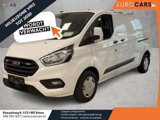 Ford Transit Custom 131pk L2H1 Trend 2x Schuifdeur Apple Carplay/ Navigatie Trekhaak Parkeersensoren Camera Parkeersenoren Euro6