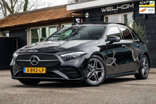 Mercedes-Benz A-klasse 200 AMG Line Panoramadak I Adaptive Cruise I 360 I HeadUp I Memory I Sfeerverlichting I NL Auto I NAP I BTW