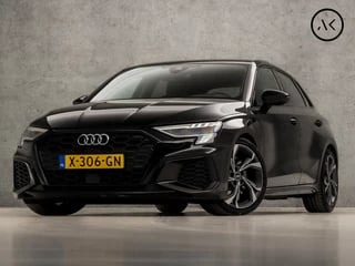 Audi A3 Sportback 45 TFSI e S-Line Competition 245Pk Automaat (APPLE CARPLAY, GROOT NAVI, HEAD-UP DISPLAY, ELEK SPORTSTOELEN, STOELVERWARMING, ADAPTIVE CRUISE, LED, GETINT GLAS, NIEUWSTAAT)