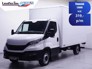 Iveco Daily 35S16 160 pk Bakwagen met Laadklep Airco ECC Audio DAB+, Enkel Lucht, LxBxH 415x214x208 cm, 3-Zits