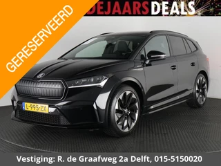 Skoda Enyaq iV 60 Sportline | Accu SOH 92% | Navigatie | Half Leder | Parkeersensoren |