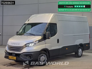 Iveco Daily 35S21 3.0L Automaat 210PK 3,5t Trekhaak ACC LED Camera Parkeersensoren Tacho Euro6 L2 12m3 Airco Trekhaak