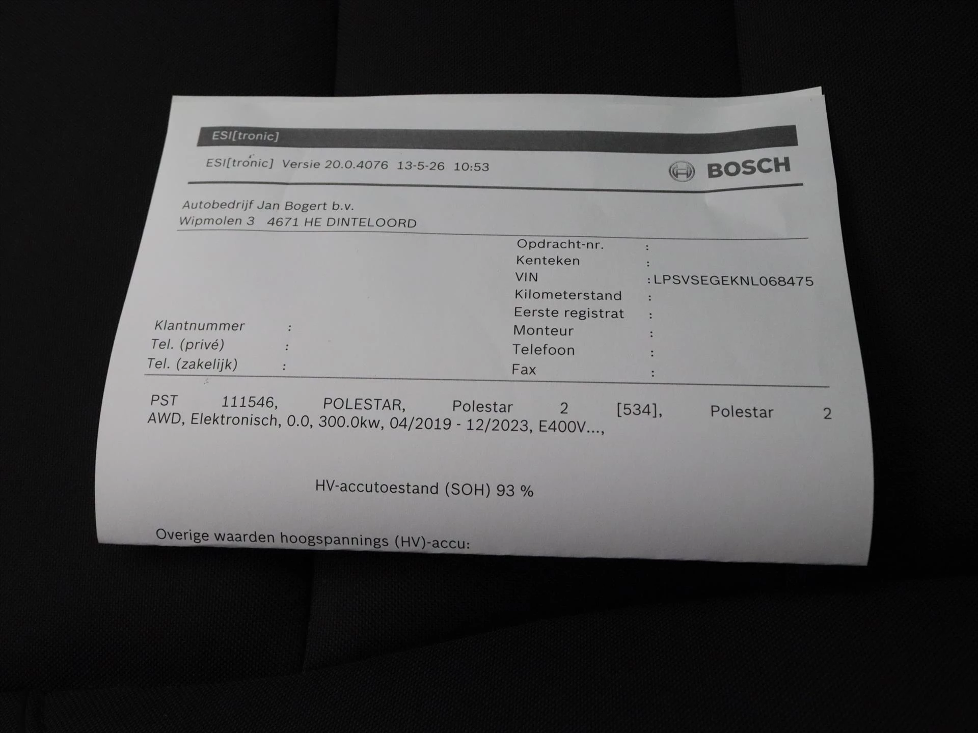 Hoofdafbeelding Polestar 2