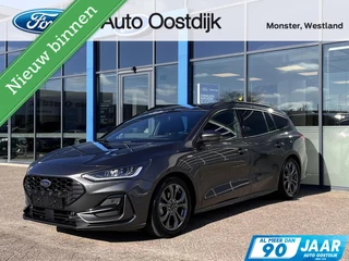 Ford Focus 1.0 EcoBoost Hybrid ST Line 155PK Automaat Winterpack Adaptieve Cruise Navi Climate Carplay Camera Privacy Glass Blind-Spot Parkeersensoren *1500KG Trekgewicht*