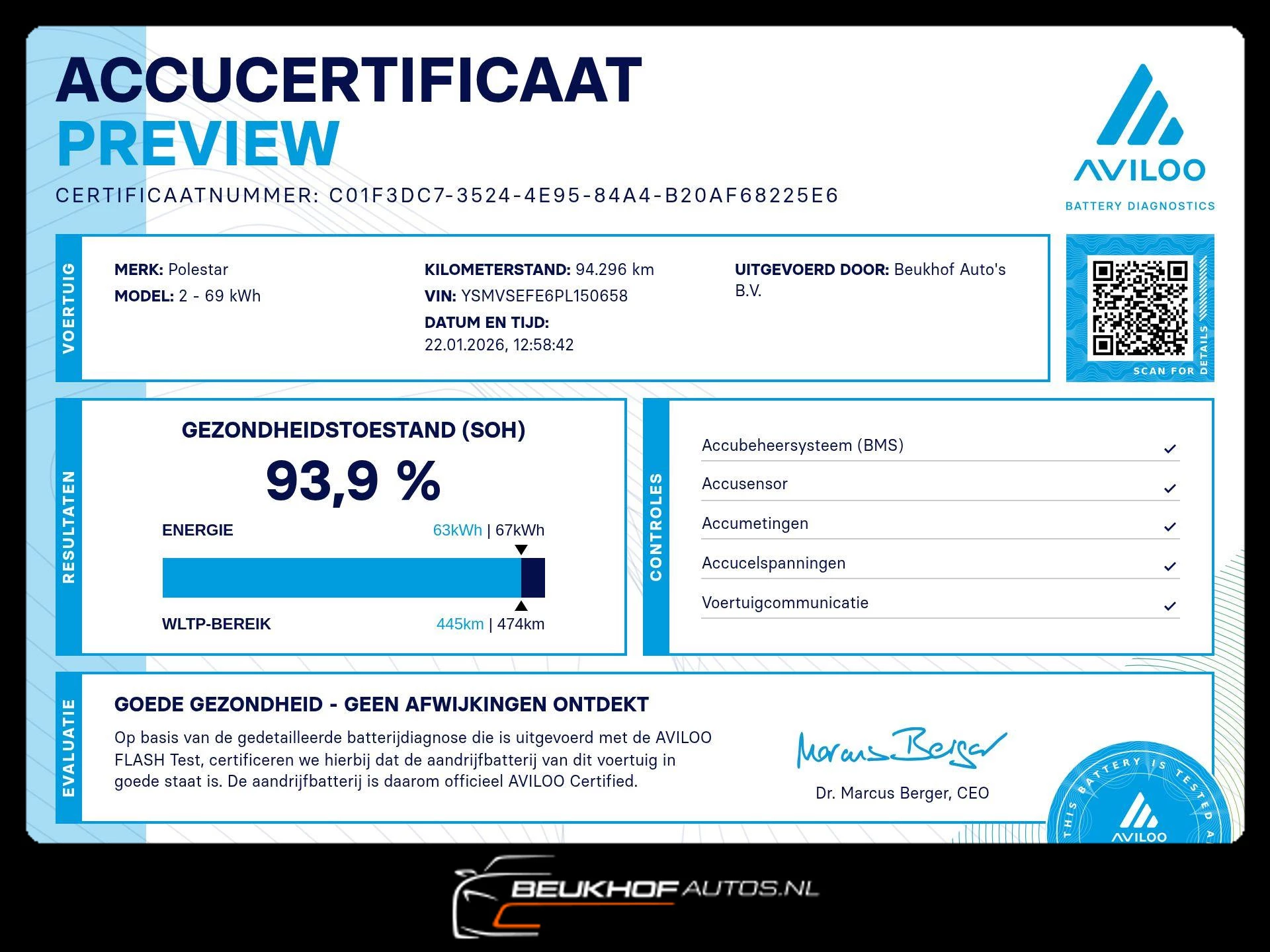 Hoofdafbeelding Polestar 2