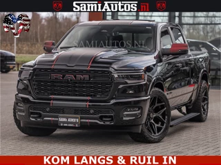 Dodge Ram Pick-Up Limited H.O 540HP 706Nm | Massage + Full Option | De Meest Luxe en Volle in zijn Klasse | Comfortabele Dubbele Cabine met Royale 5 Zitplaatsen | BPM vrij | Nu Leverbaar uit Voorraad | Voorraad Nr 2304 - 8540