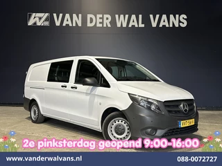 Mercedes-Benz Vito 116 CDI 164pk Automaat L3H1 Dubbele Cabine inrichting Euro6 Airco | 5-Zits | Camera | Apple Carplay 2500kg trekhaak, Cruisecontrol, Android Auto, Parkeersensoren