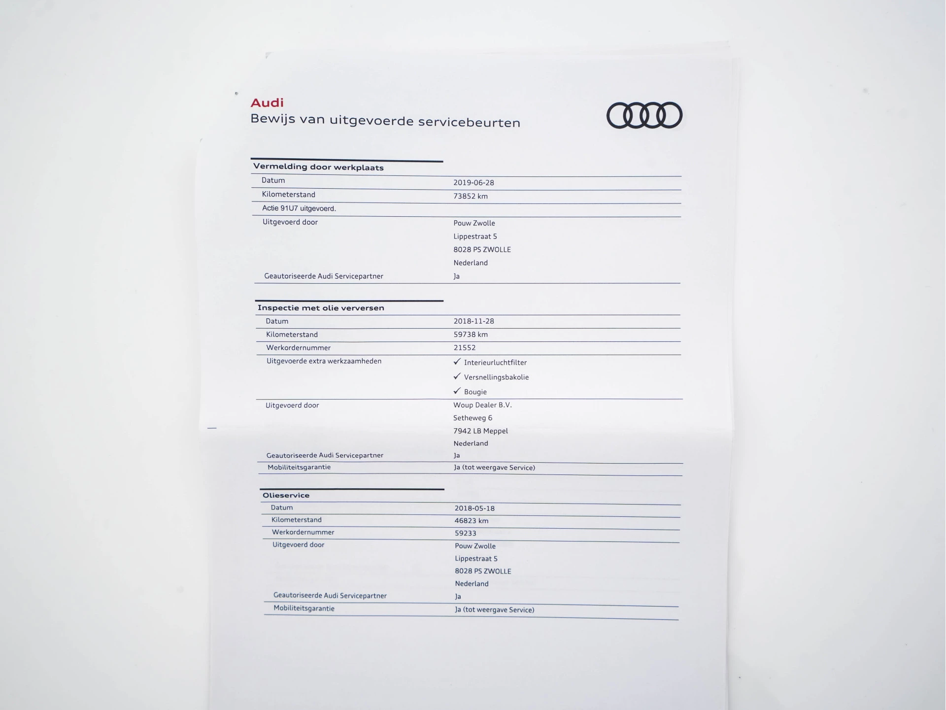 Hoofdafbeelding Audi A3