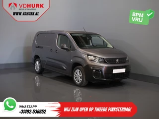 Peugeot Partner 1.5 HDI 130 pk Aut. L2 BPM VRIJ! 3 Pers./ Navi/ Keyless/ Carplay/ Camera/ PDC/ LMV/ Cruise/ Airco