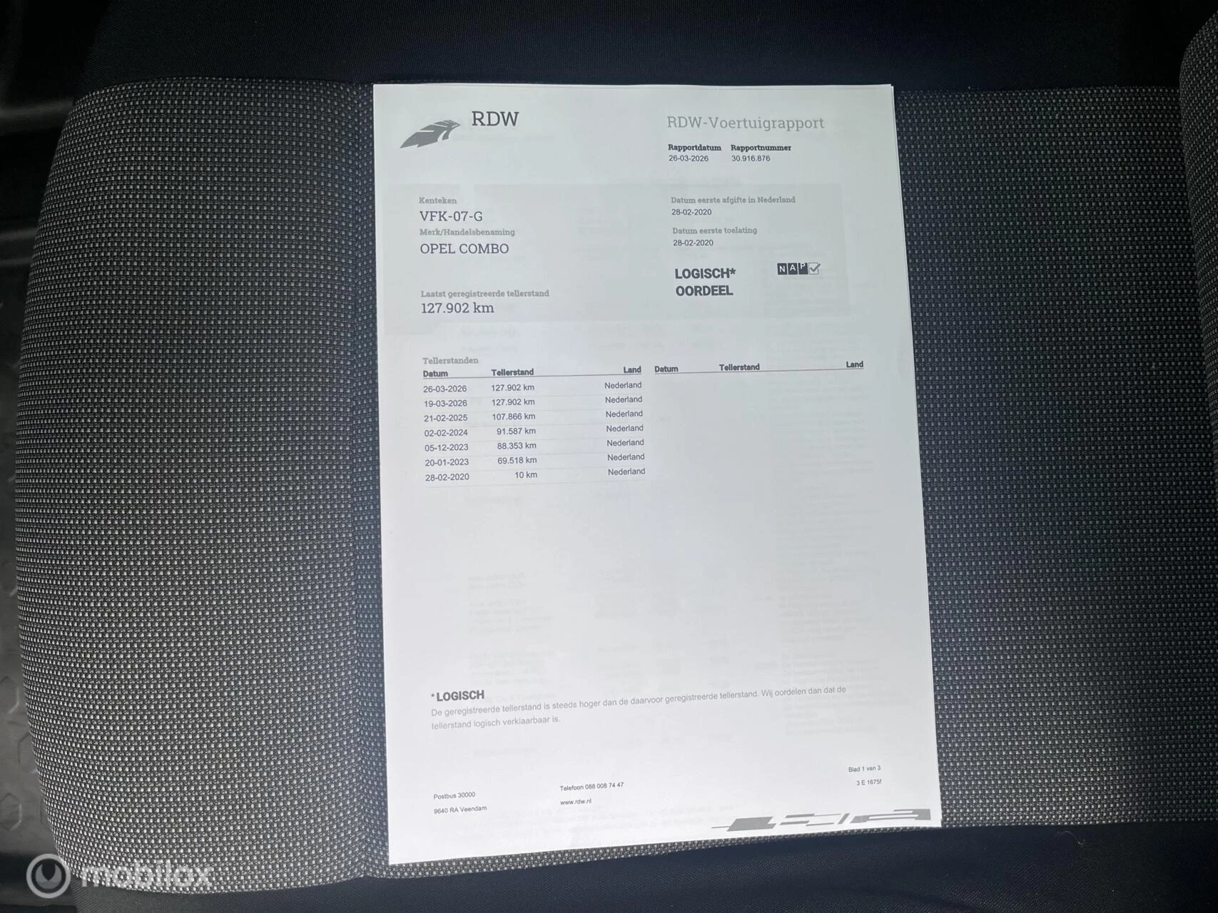 Hoofdafbeelding Opel Combo