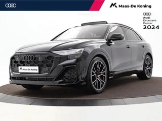 Audi Q8 55 TFSIe 394pk Tiptronic Quattro Pro line Advance | Keyless | Luchtvering | B&O 3D | Elek. Trekhaak | Elek. Voorstoelen | 360 Camera | Garantie t/m 30-07-2026 of 100.000km