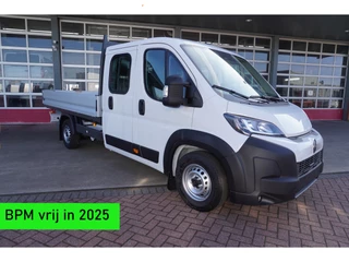 Hoofdafbeelding Citroën Jumper Citroën Jumper Pick-up Dubbelcabine 2.2 BlueHDi 140PK L4 3.5t Heavy Nr. V116 | Airco | Navi | Cruise | Camera | 7 Persoons