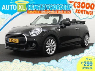 MINI Cooper Cabrio Mini 1.5 136 PK Aut. Facelift Navi Climate LED Stoelverw.