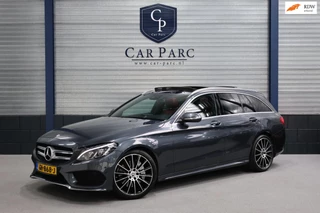 Mercedes-Benz C-klasse Estate 250 AMG LED/PANORAMADAK/LEER+S.VERWARMING+MEMORY/NAVI/19" LMV/CRUISE/ECC AIRCO/12 MND GARANTIE!