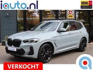 BMW X3 xDrive30e M-Sport Shadow Line Pano/Leder/LED/Camera/Elek. klep/Dodehoek/Sfeer/20"