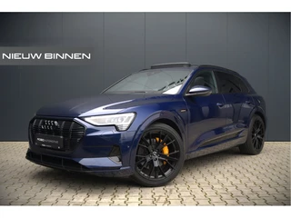 Audi e-tron e-tron 50 quattro Launch edition Black 71 kWh S-Line | Panoramadak | Stoelverwarming | Adaptive Cruise Control | Memory Seat | Parkeersensoren | Keyless | Apple Carplay